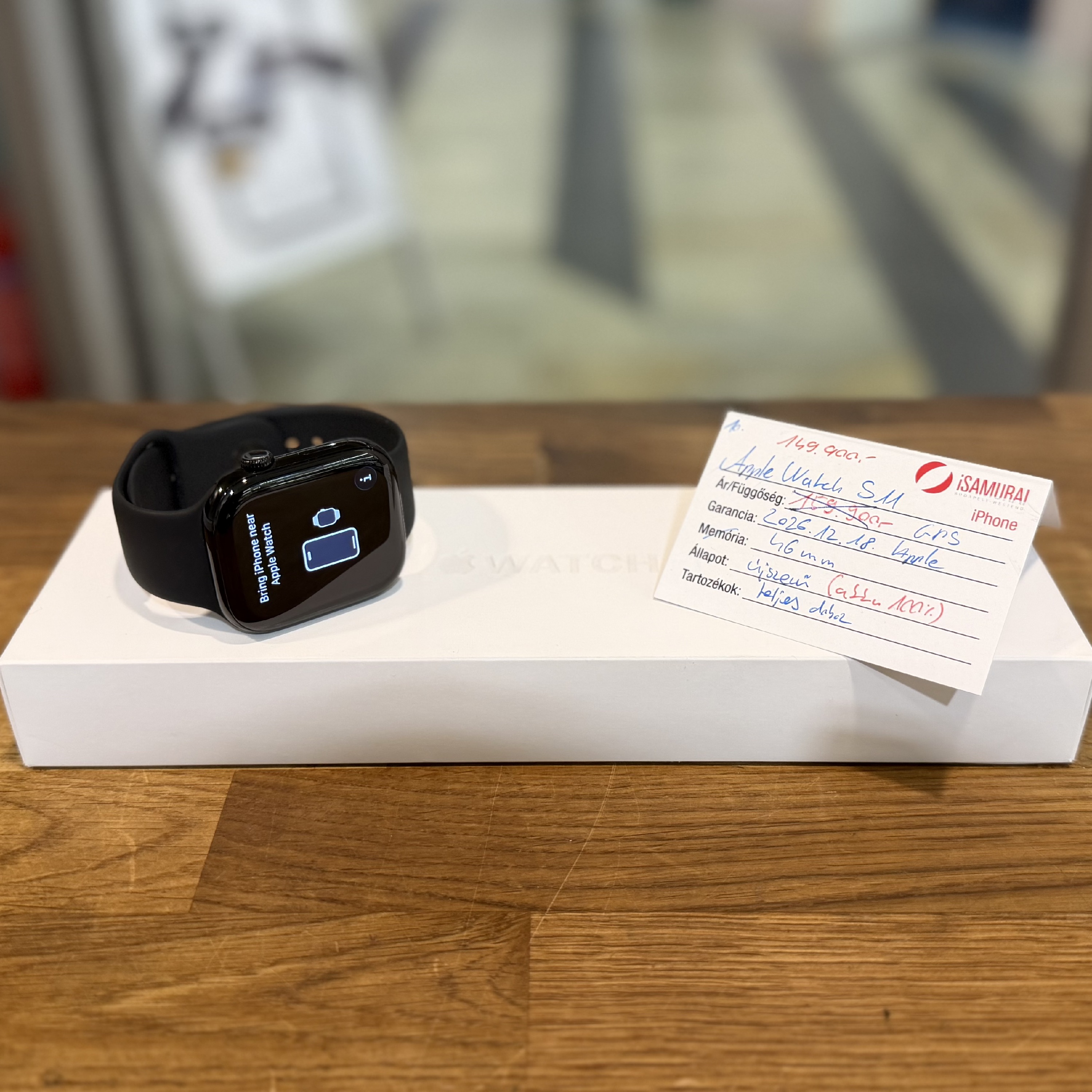 Apple Watch Series 11 - GPS - 46 mm - Jet Black - Akku 100% - 2026.12.18 (10.)