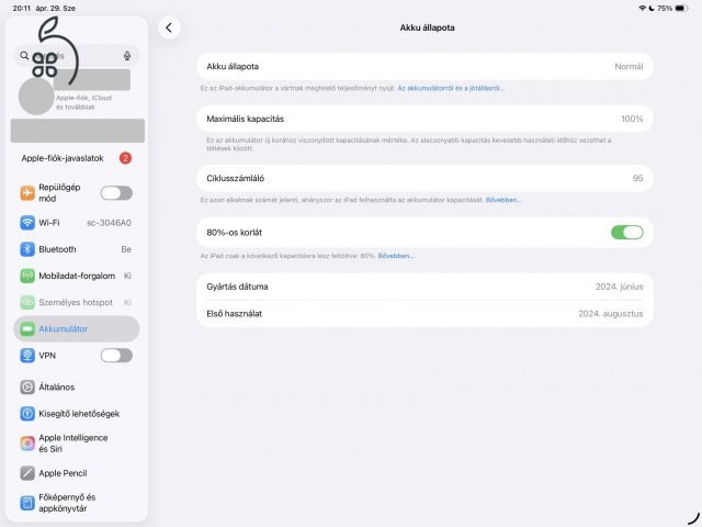iPad Pro M4 13 Cellular 256GB + Magyar Magic Keyboard + Apple Pencil Pro