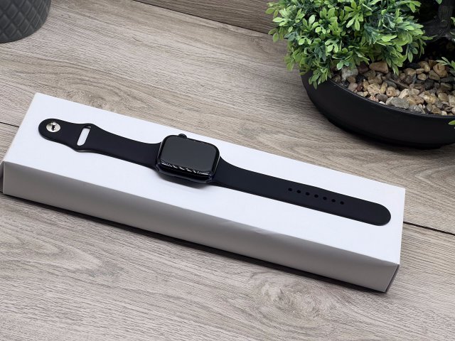 Apple Watch S8 Midnight 45mm CELL 2 ÉV Garanciával 93%