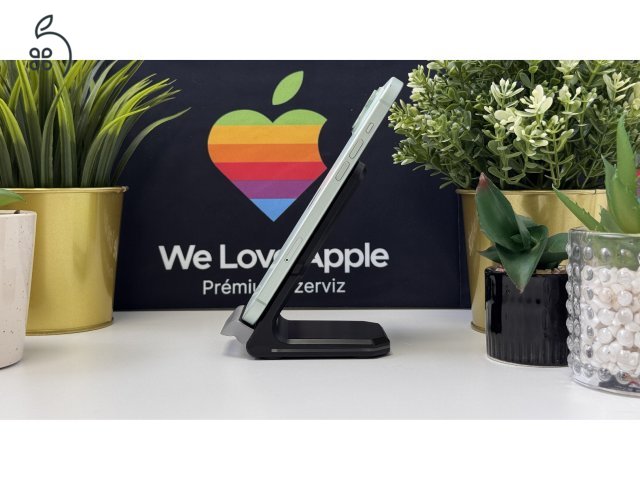  iPhone 15 Plus 128GB Zöld, Független - 1ÉV Garancia, Számla 