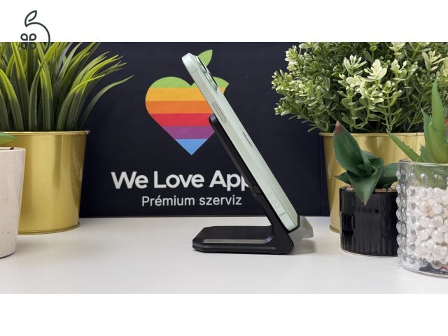  iPhone 15 Plus 128GB Zöld, Független - 1ÉV Garancia, Számla 