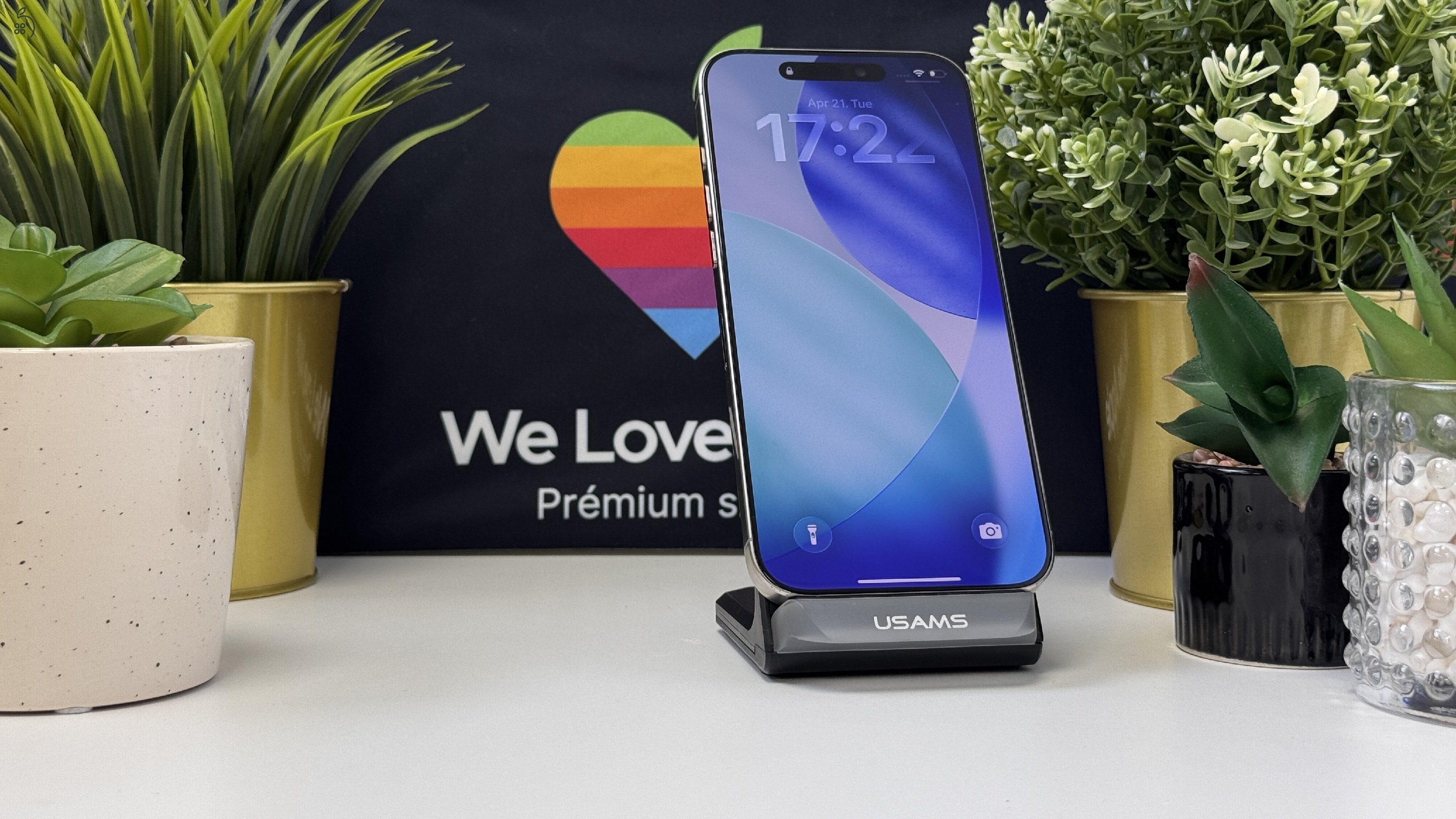 iPhone 16 Pro Max 512GB Natúr Titán, Független - Számla, 1ÉV Garancia