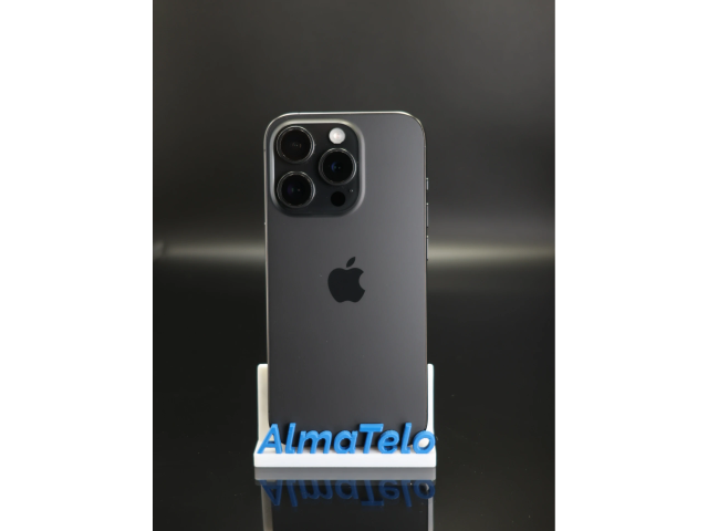 Apple iPhone 15 Pro 128 GB Black Titanium 100% akku - 12 HÓ GARANCIA