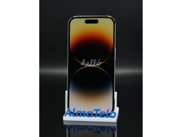 Apple iPhone 14 Pro 128 GB Gold 100% akku - 12 HÓ GARANCIA