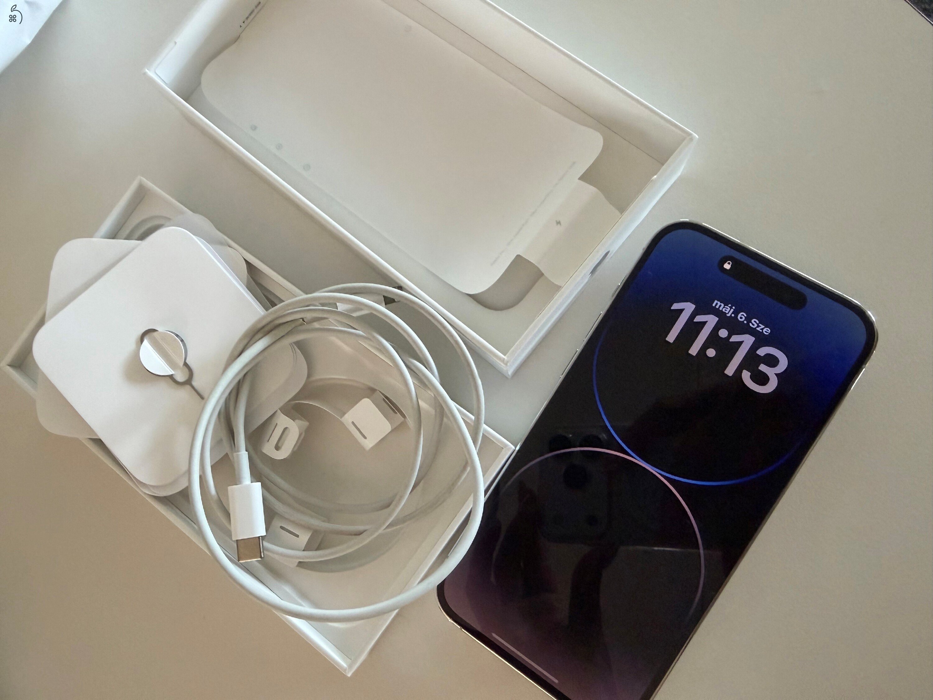 iPhone 14 Pro (2023) fehér független 128 GB 