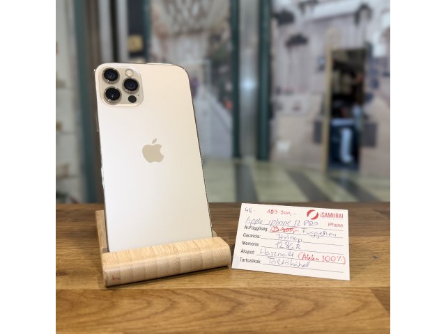 Apple iPhone 12 Pro - 128GB - Gold - 100% akku (48.)