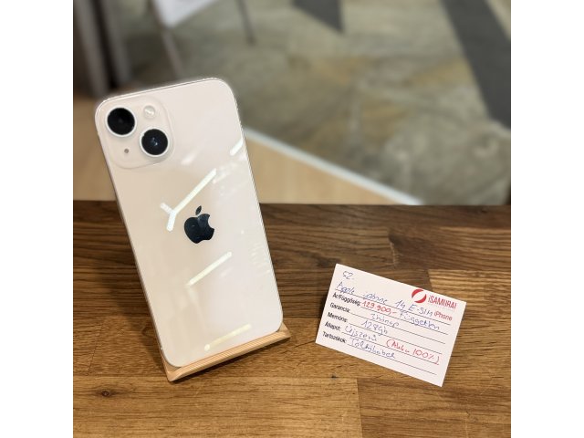 Apple iPhone 14  - 128GB - 100% akku - E-SIM (52.)
