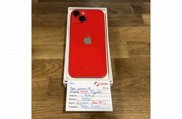 140. Apple iPhone 14 - 128GB - Piros - Újszerű - 99% akku