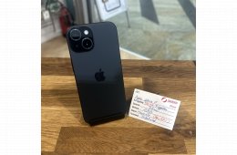 Apple iPhone 15 - 128GB - Fekete - Független - Akku 100% ( 150.)