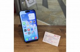 Apple iPhone 15 Pro - 128GB - Fekete Titán - 100% akku - újszerű ( 103.)