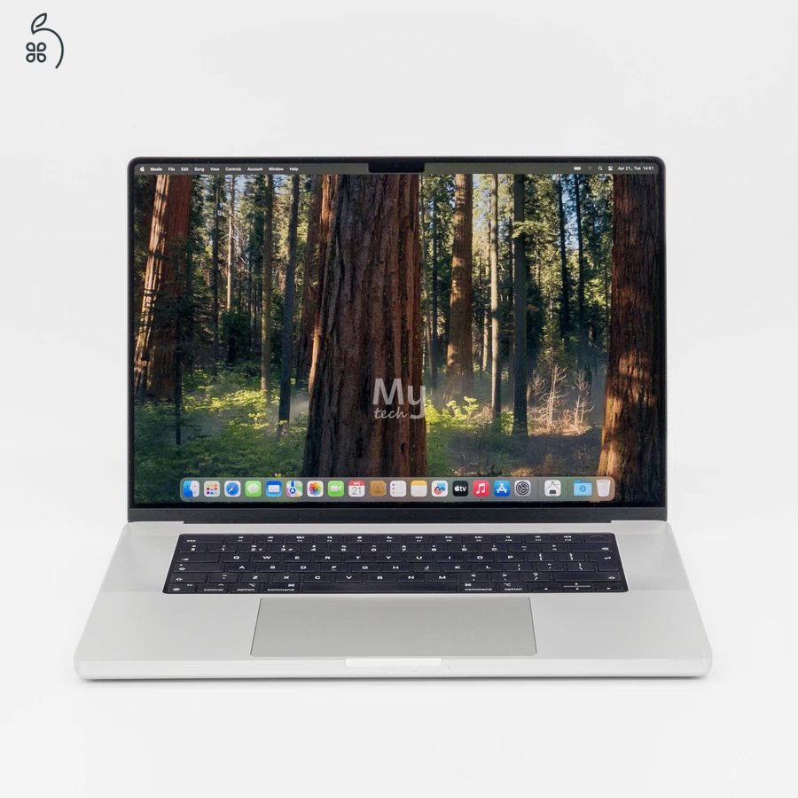 Macbook Pro 16″ 2021, M1 Max , 64 GB RAM, 10 core CPU, 24 core GPU, 512GB SSD, Silver, 0460AR