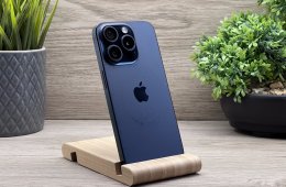iPhone 15 Pro Blue Titanium 128GB 2 ÉV Garanciával 91%