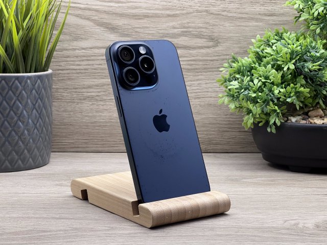 iPhone 15 Pro Blue Titanium 128GB 2 ÉV Garanciával 91%