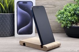 iPhone 15 Pro Blue Titanium 256GB 2 ÉV Garanciával 92%