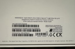 ÚJ ÁLLAPOTÚ APPLE WATCH ULTRA 3 NATÚR TITÁN APPLE GARANCIA 2026.12.13-IG