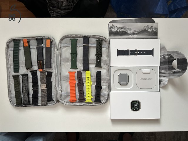 ÚJ ÁLLAPOTÚ APPLE WATCH ULTRA 3 NATÚR TITÁN APPLE GARANCIA 2026.12.13-IG