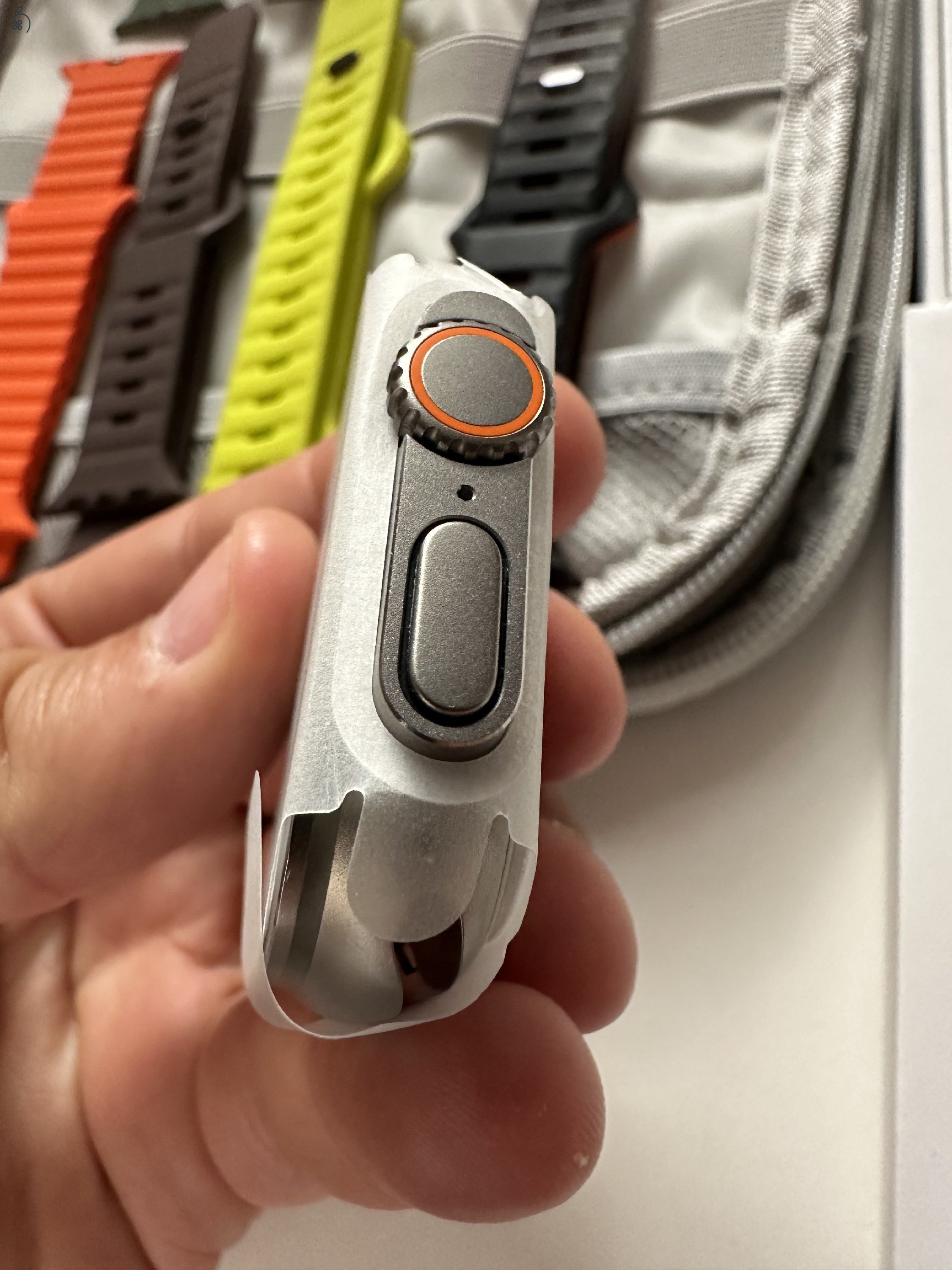 ÚJ ÁLLAPOTÚ APPLE WATCH ULTRA 3 NATÚR TITÁN APPLE GARANCIA 2026.12.13-IG