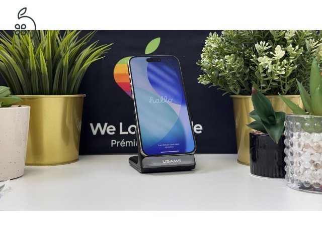 iPhone 15 Pro 128GB Natúr Titán, Független - Számla, 1ÉV Garancia