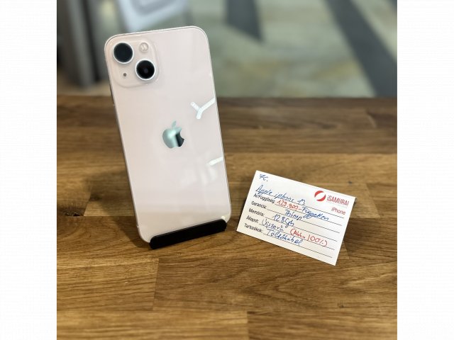Apple iPhone 13 - 128 GB rózsaszín - Újszerű - 100% akku (76.)