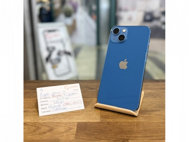Apple iPhone 13 - 256 GB kék - 100% akku (76.)