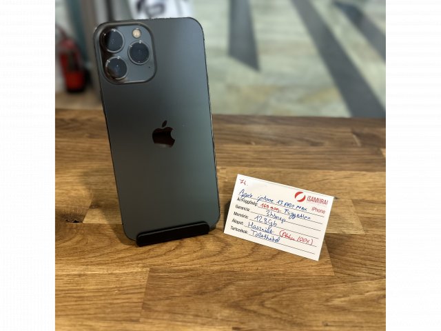 Apple iPhone 13 Pro Max - 128 GB - fekete - 100% akku (74.)