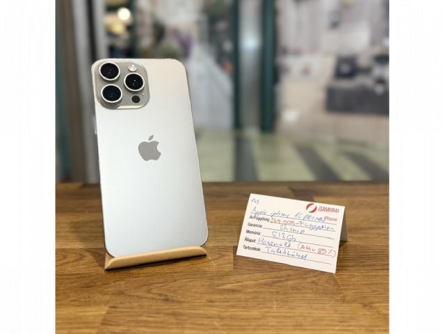 Apple iPhone 15 Pro Max - 512 GB - natúr titán - független (149.)