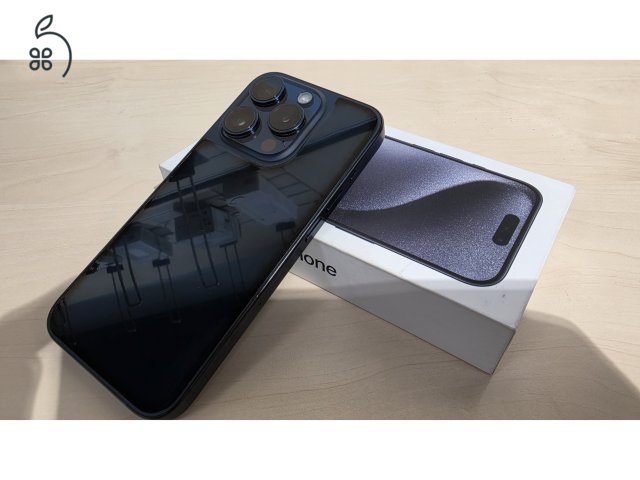 ​???? Eladó iPhone 15 Pro – 128 GB – Titánkék