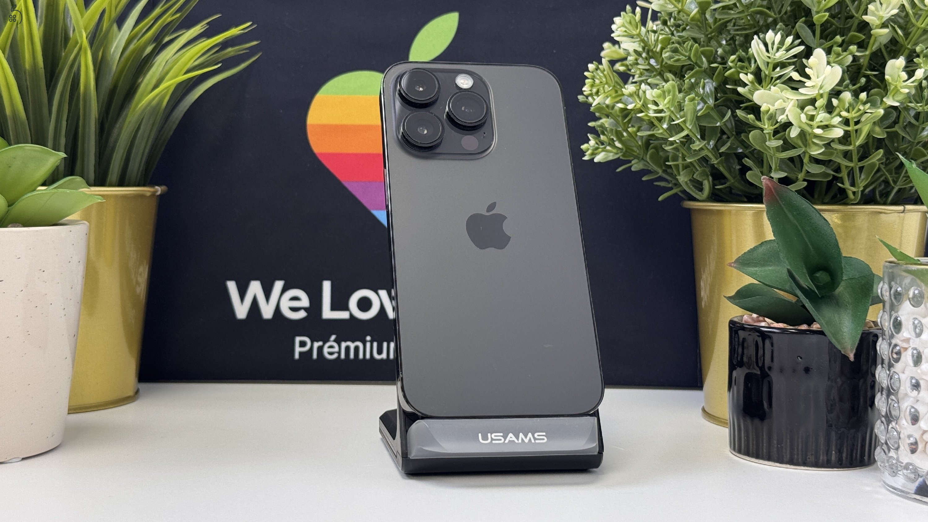iPhone 14 Pro 128GB Fekete, Független - Számla, 1ÉV Garancia