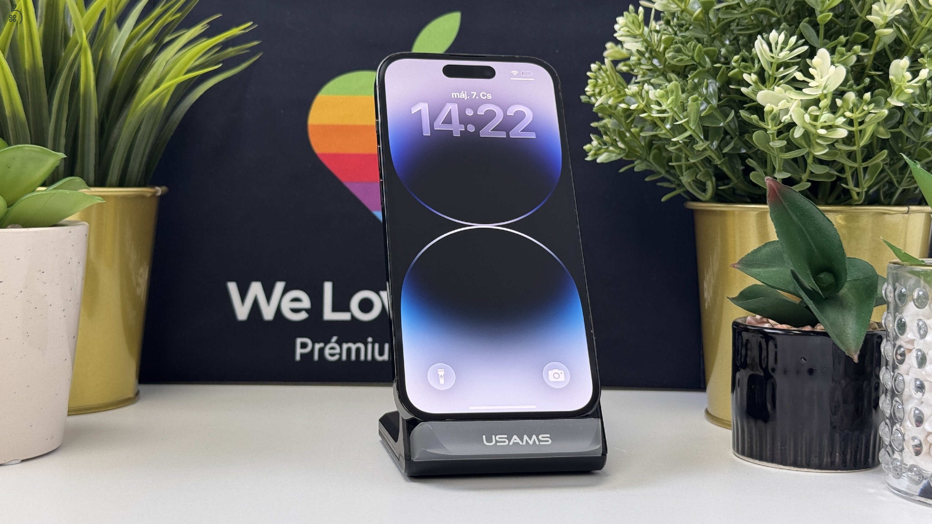 iPhone 14 Pro 128GB Fekete, Független - Számla, 1ÉV Garancia
