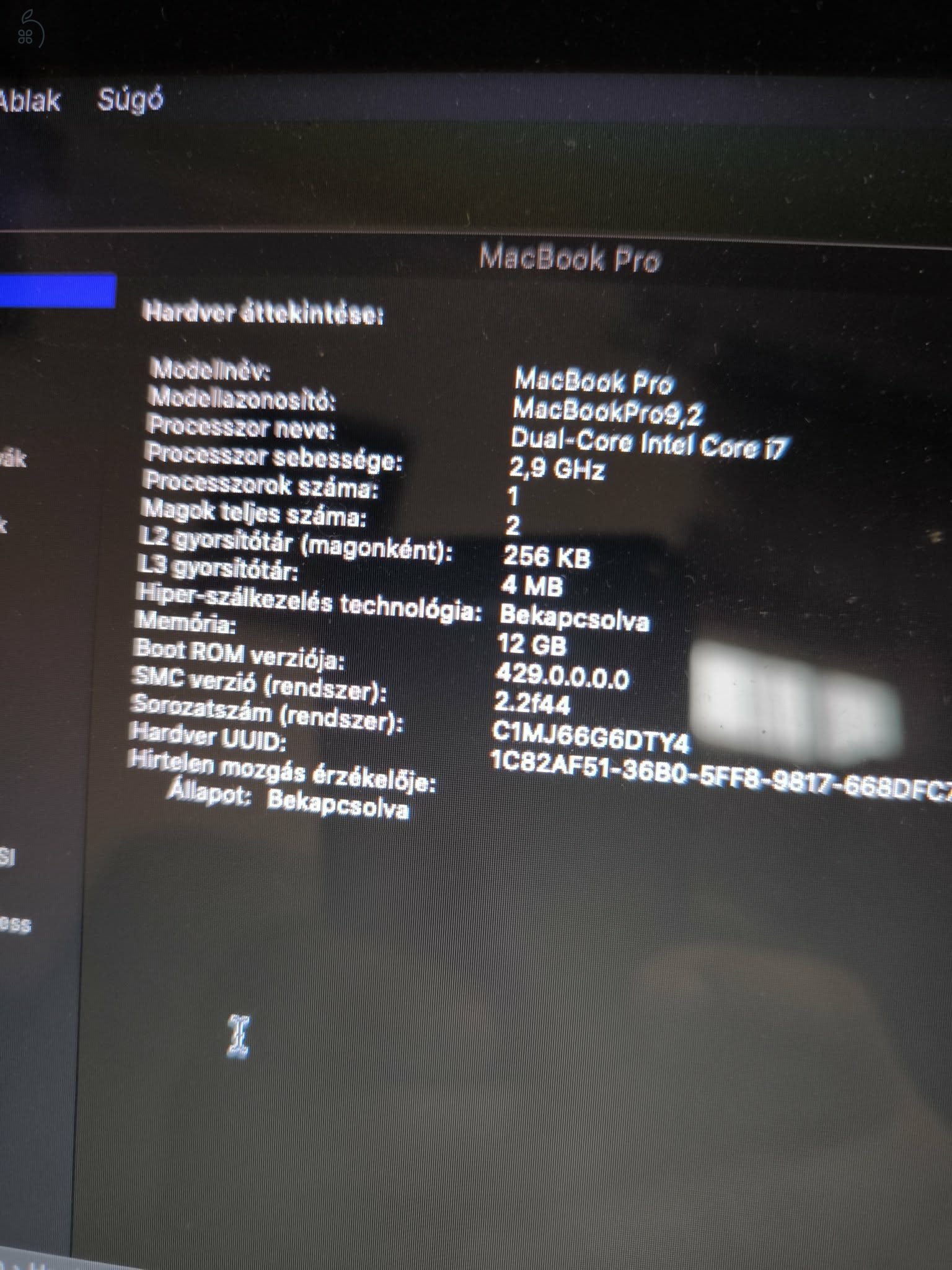 Apple MacBook Pro 13” Mid 2012 i7 / 12GB RAM / SSD