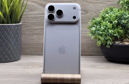 Hibátlan iPhone 17 Pro Max Silver 256GB e-SIM 2 ÉV Garanciával 100%