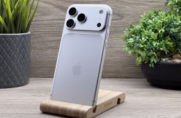 Hibátlan iPhone 17 Pro Max Silver 256GB e-SIM 2 ÉV Garanciával 100%