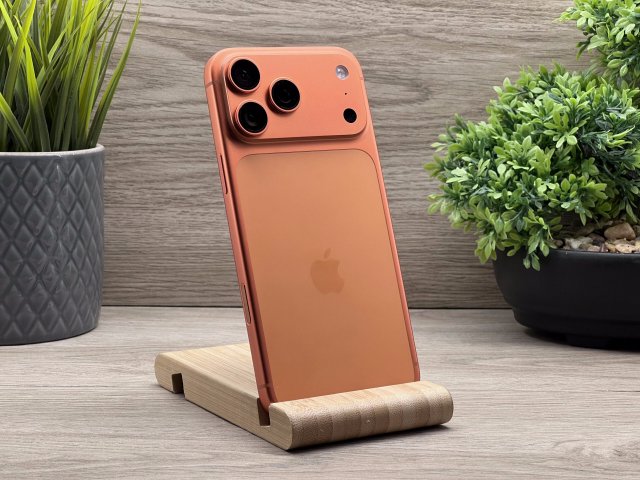 Hibátlan iPhone 17 Pro Max Cosmic orange 256GB e-SIM 2 ÉV Garanciával 100%