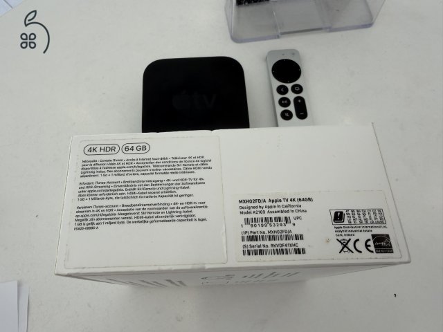 Apple TV 4K 64GB(A2169/1 hónap gar./p4881