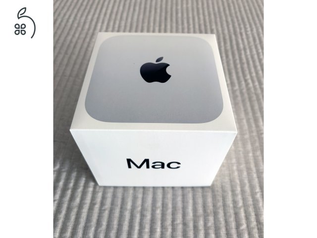 Teljesen új bontatlan Mac Mini M4 chip 16GB/256GB eladó!