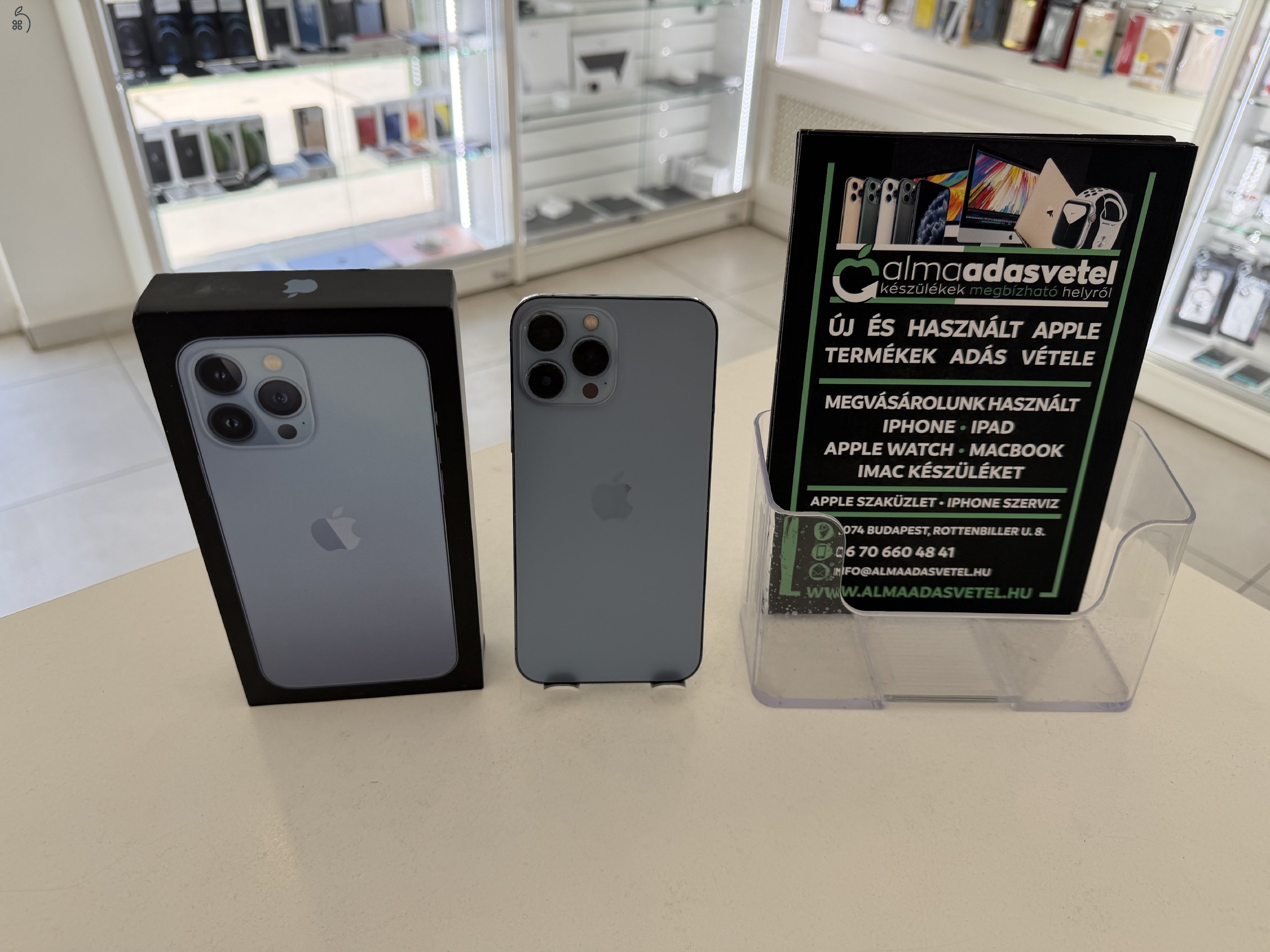 iPhone 13 Pro Max 256GB Független/1 hónap gar./Akku 100%/p4882