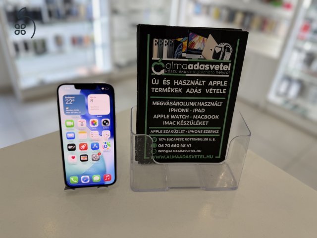 iPhone 14 128GB Független Újszerű/1 hónap gar./Akku 85%/p4884
