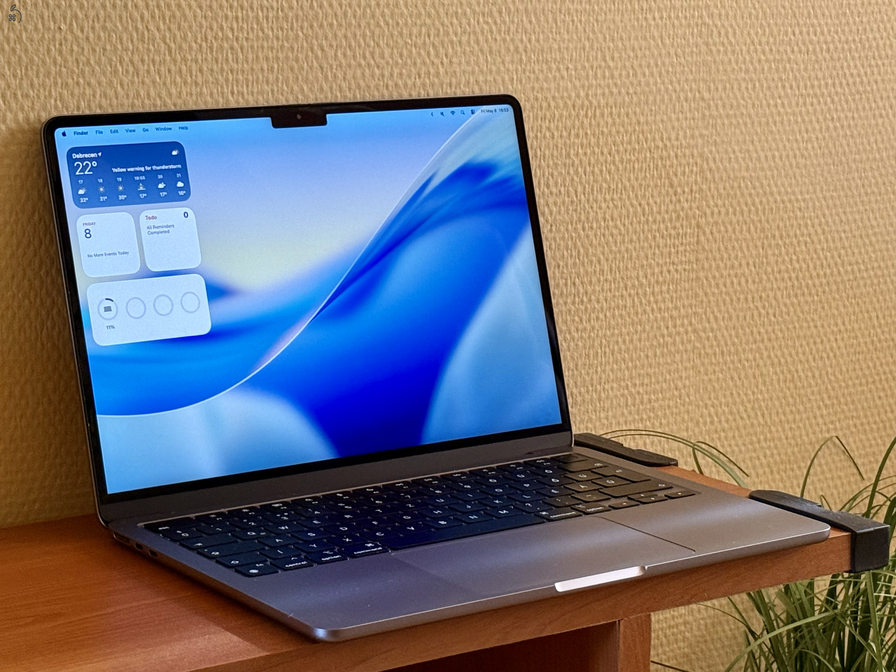 Apple MacBook Air 13 2022, M2 8 Cores, 8 GB, 8 core GPU, 256 GB, Space Gray