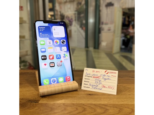 Apple iPhone 11 Pro Max - 256 GB - Asztroszürke - 100% akku ( 71.)