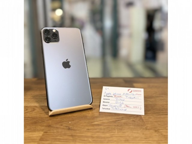 Apple iPhone 11 Pro Max - 64 GB - Asztroszürke - 100% akku ( 51.)