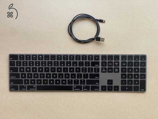 Apple Magic Keyboard Numerikus (A1843) angol, asztroszürke
