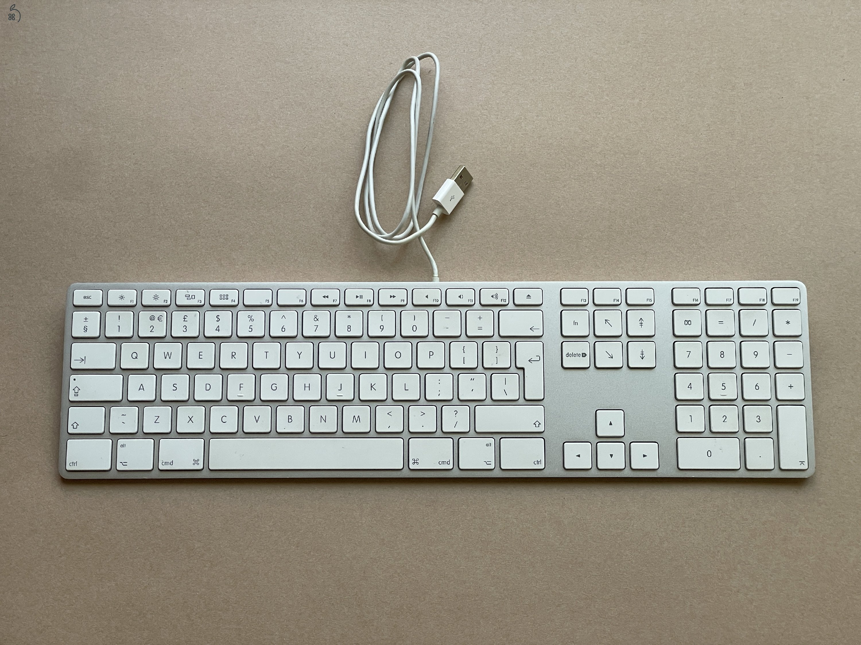 Apple vezetékes billentyűzet A1243