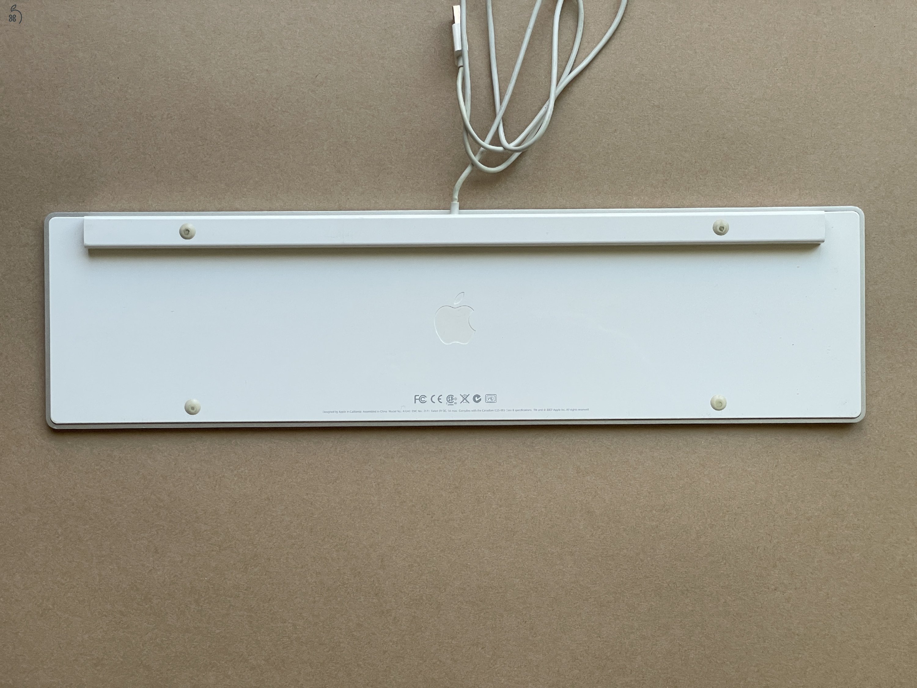 Apple vezetékes billentyűzet A1243