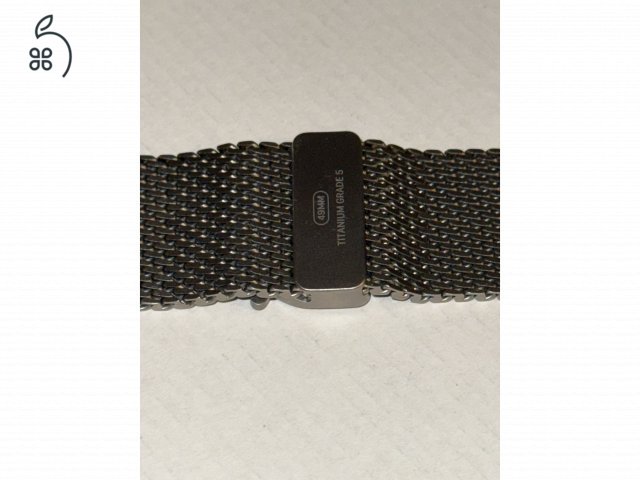 Apple Watch Milánói Titán szíj (natúr, 49mm, M méret)