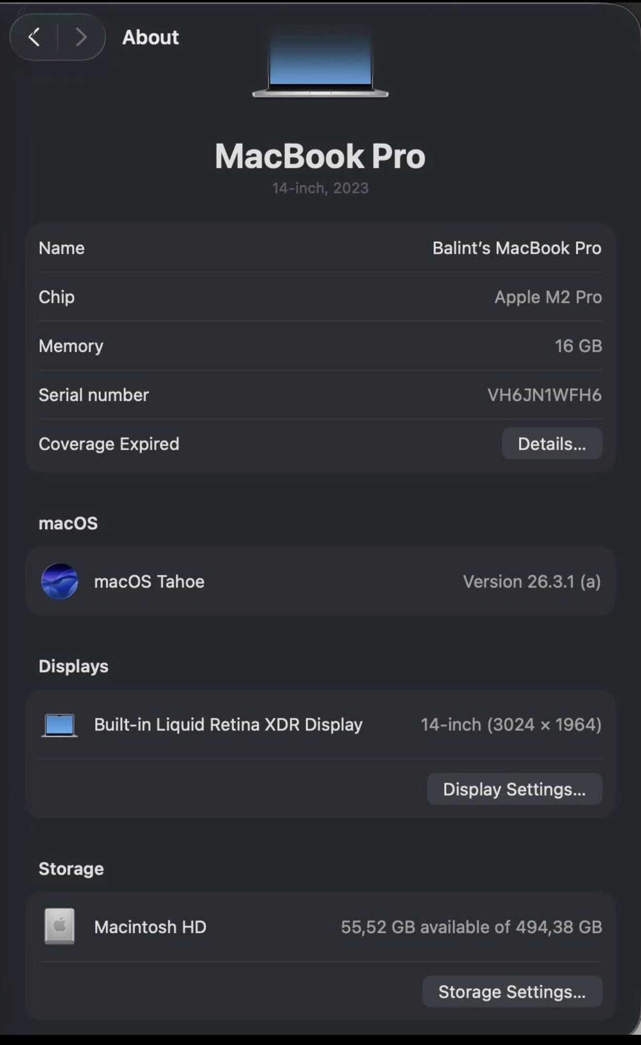 MacBook Pro 14