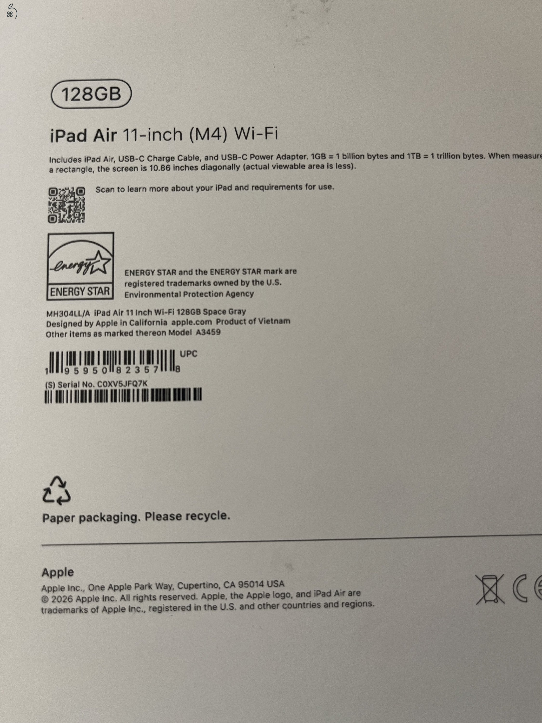 iPad Air 2025