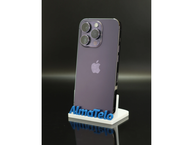 Apple iPhone 14 Pro 128 GB Deep Purple 100% akku - 12 HÓ GARANCIA