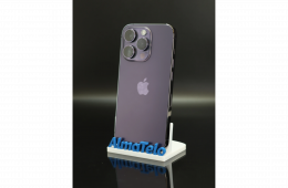Apple iPhone 14 Pro 128 GB Deep Purple 100% akku - 12 HÓ GARANCIA