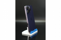 Apple iPhone 14 Pro 128 GB Deep Purple 100% akku - 12 HÓ GARANCIA
