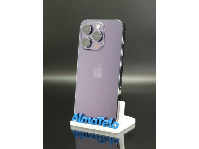 Apple iPhone 14 Pro 128 GB Deep Purple 100% akku - 12 HÓ GARANCIA